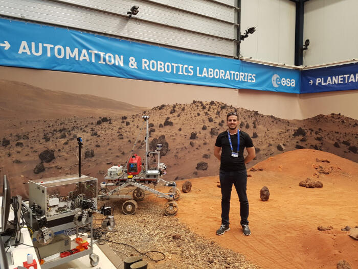 At ESA Planetary Robotics Lab